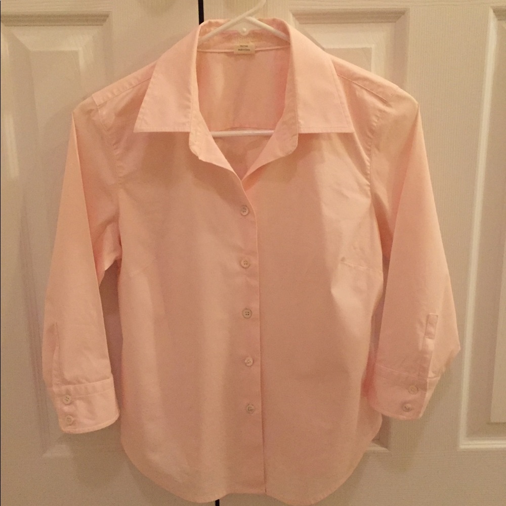 J. Crew 3/4 sleeve button down shirt size PM